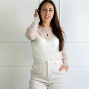 Fabiana Kanten Top Wit