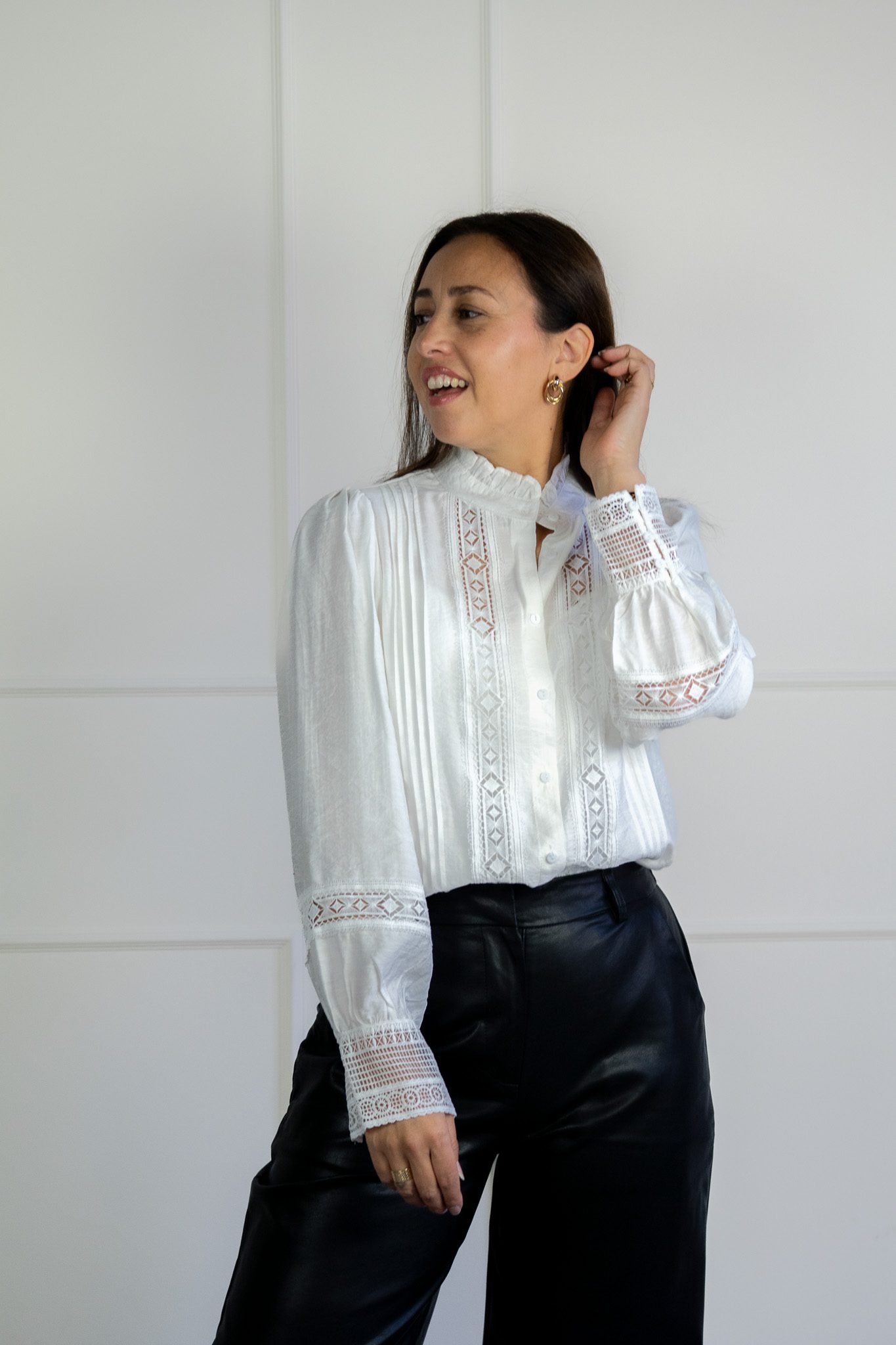 Bisou Blouse Wit - Afbeelding 2