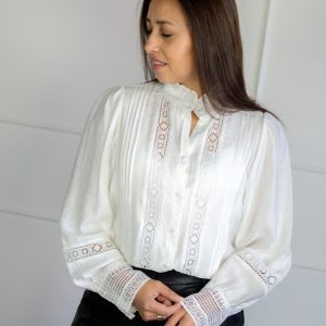 Bisou Blouse Wit