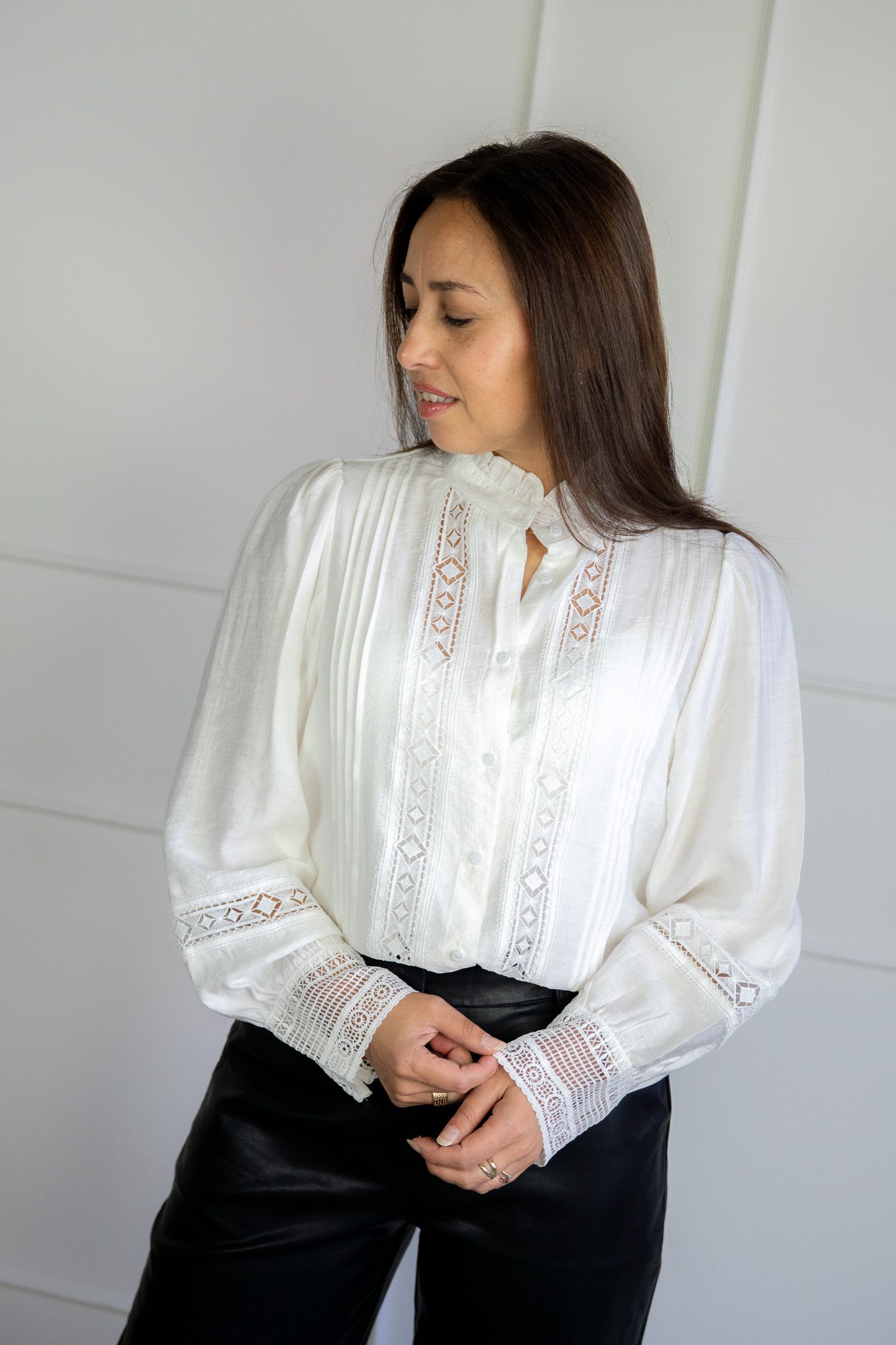 Bisou Blouse Wit