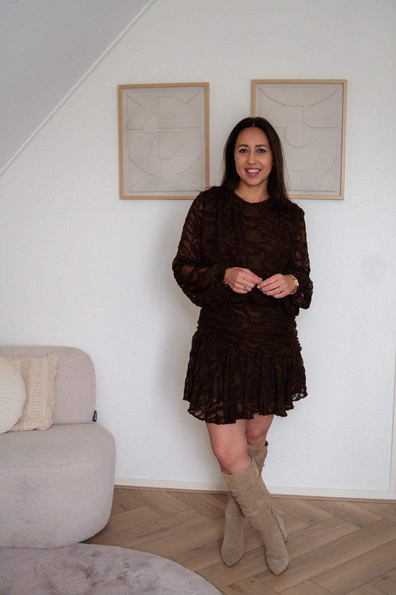 Lotte Jurk Bruin - Afbeelding 2