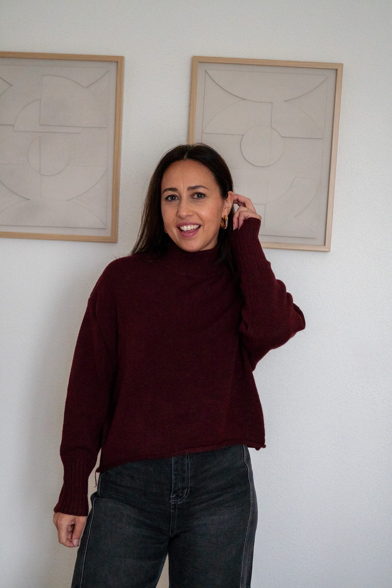 Rinske Trui Bordeaux