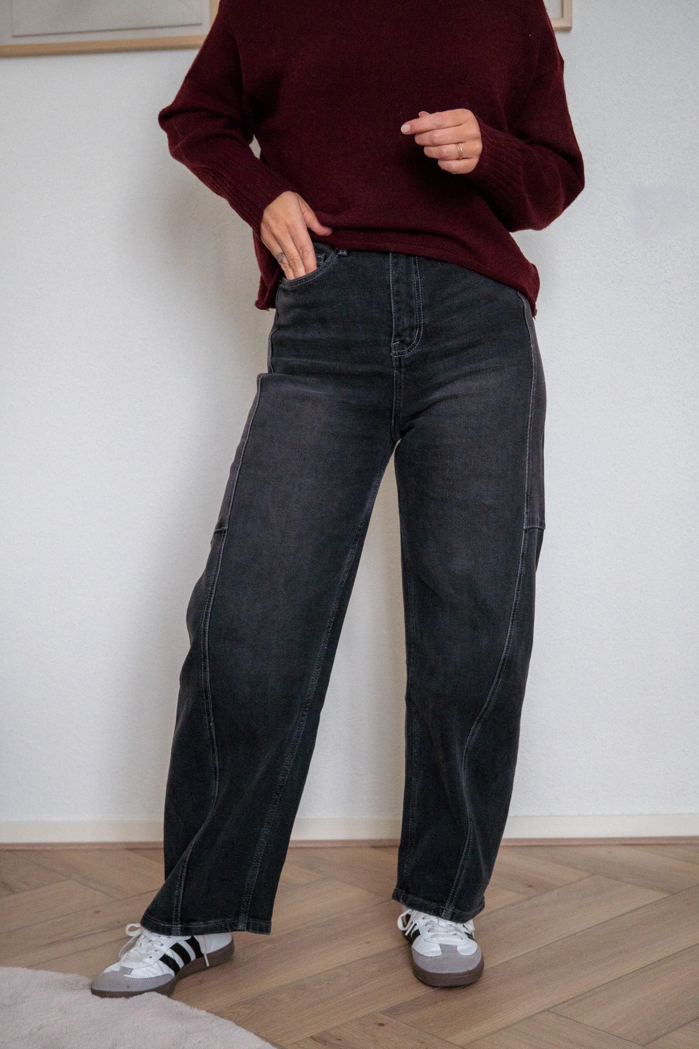 SC Robin Ballon Jeans Grijs