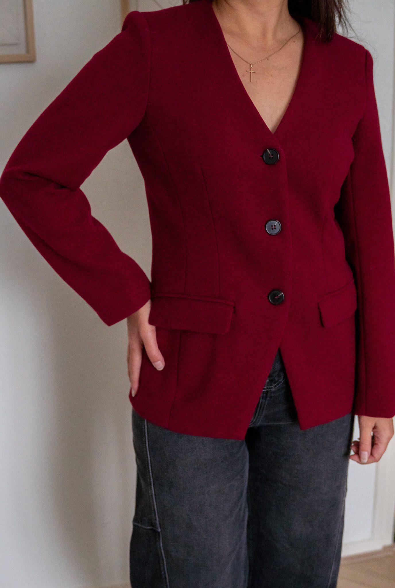 SC Fendi Blazer Bordeaux