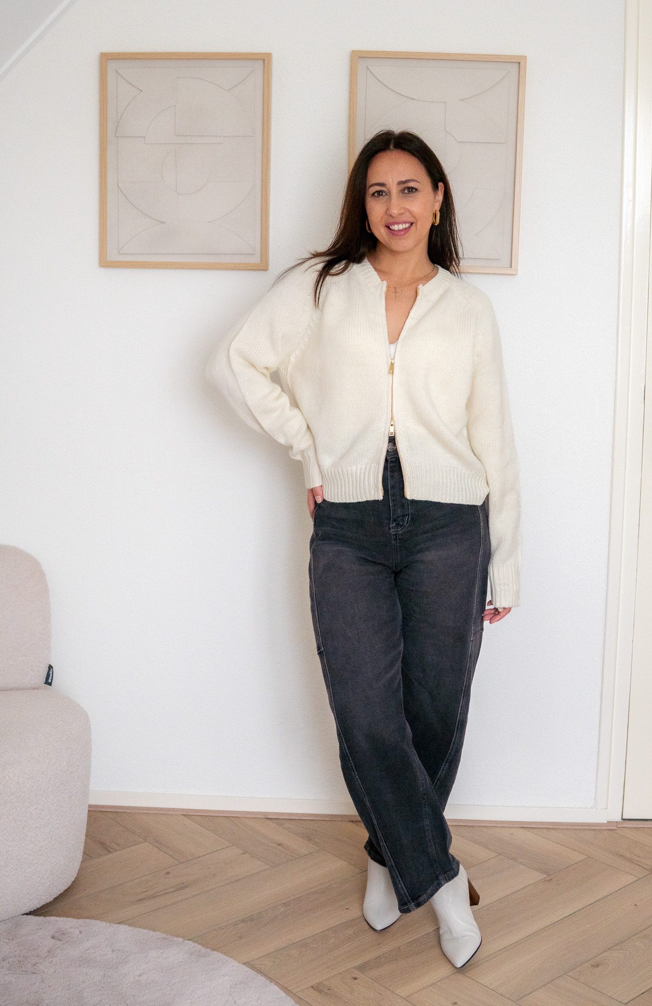 Manou Vest Creme - Afbeelding 3