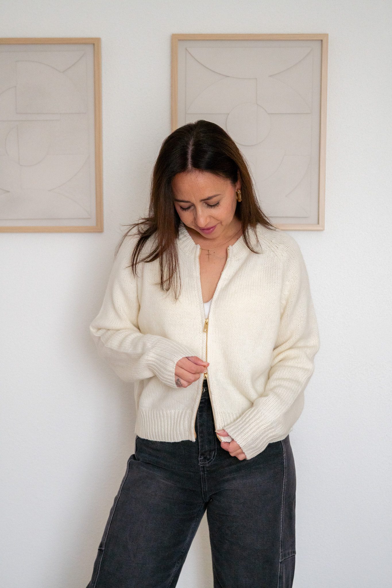 Manou Vest Creme - Afbeelding 2