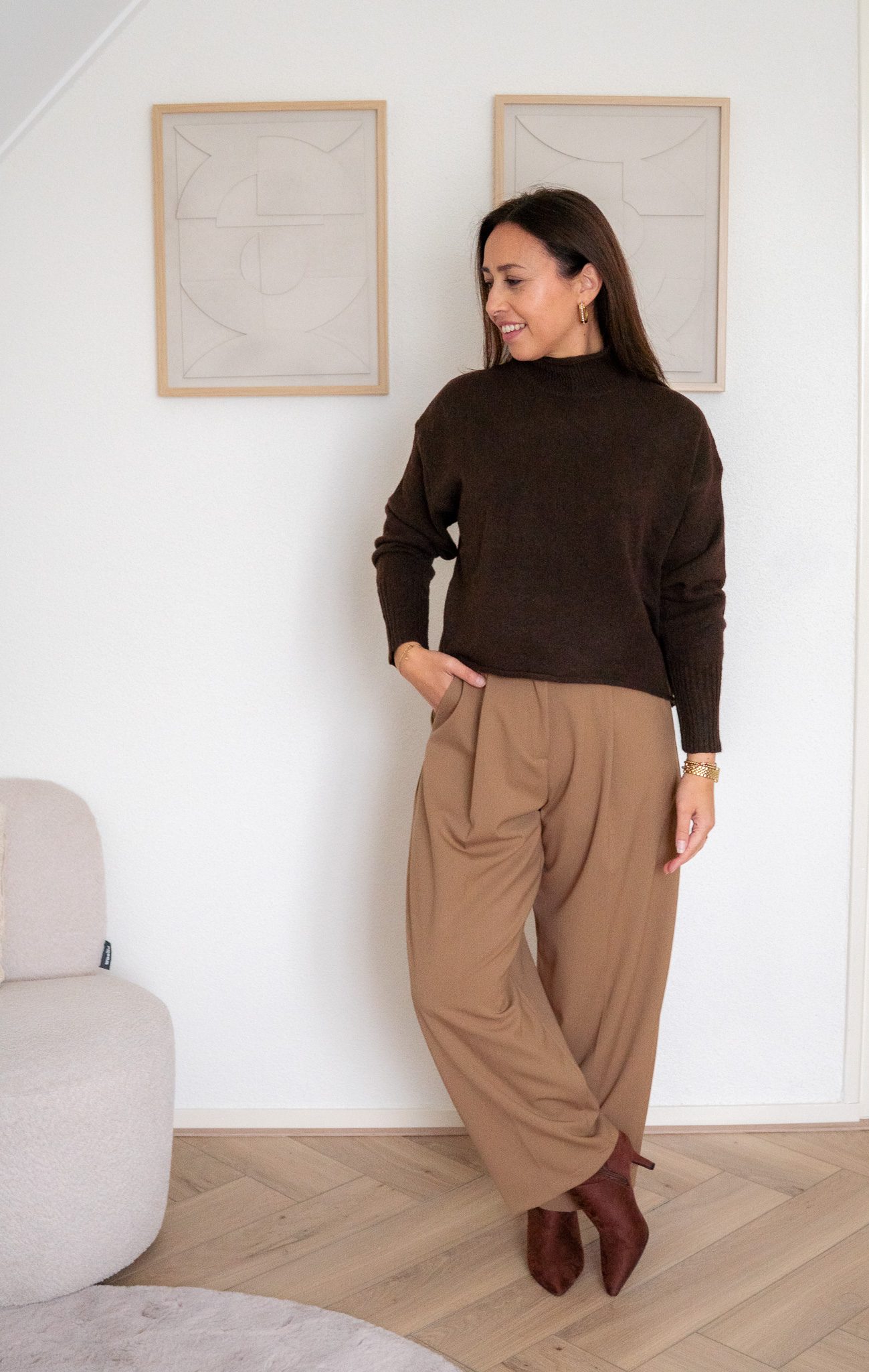 Rinske Trui Bruin - Afbeelding 2