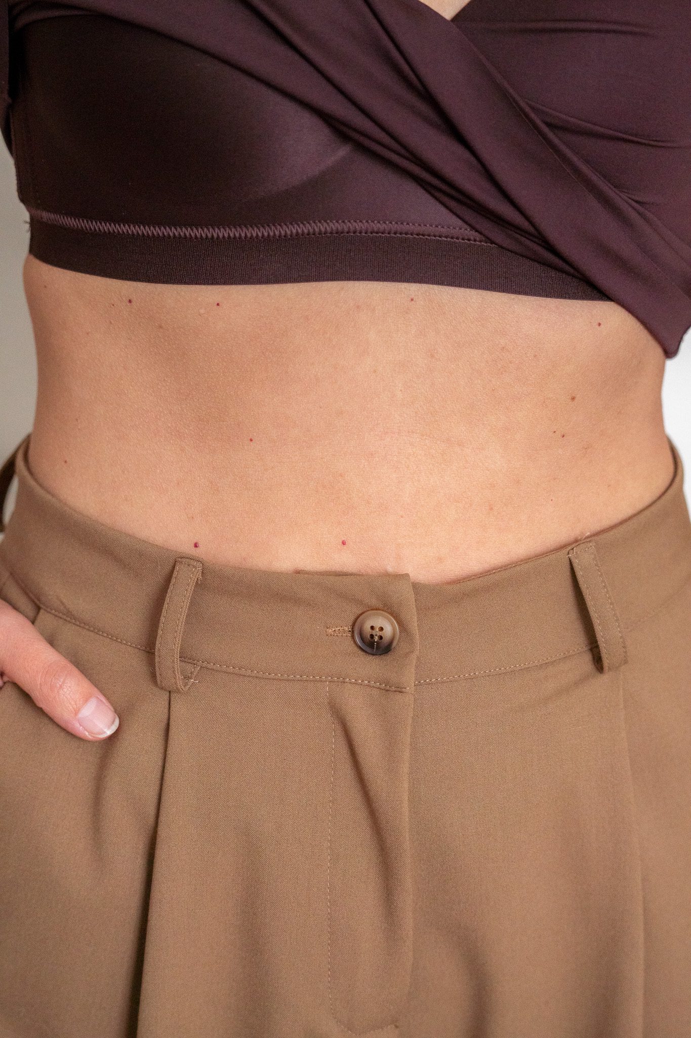 Sally Top Bruin - Afbeelding 2