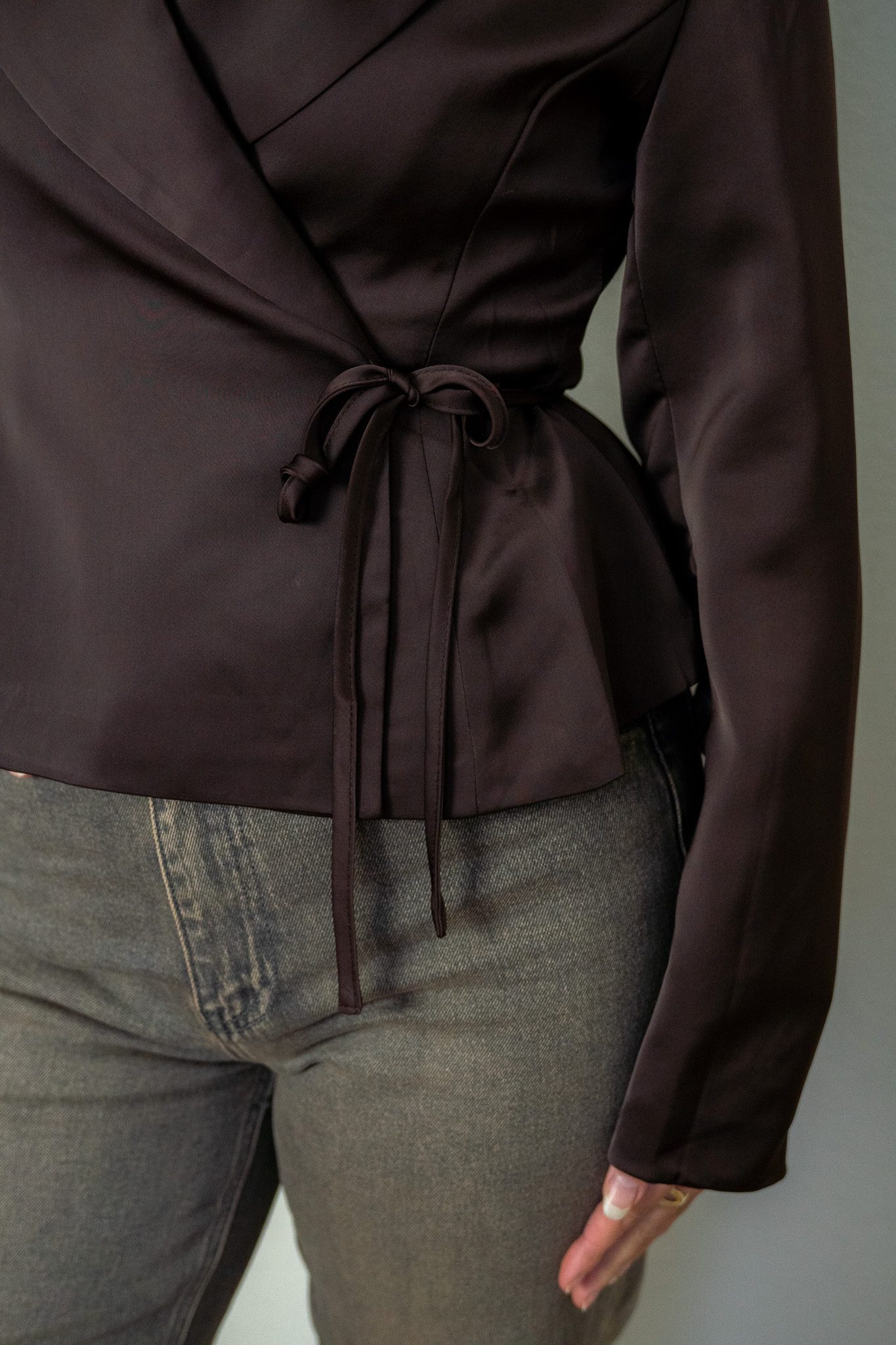 Roos Blazer Bruin - Afbeelding 4