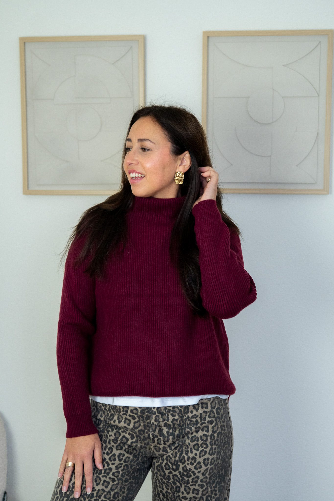 Rinske Trui Bordeaux