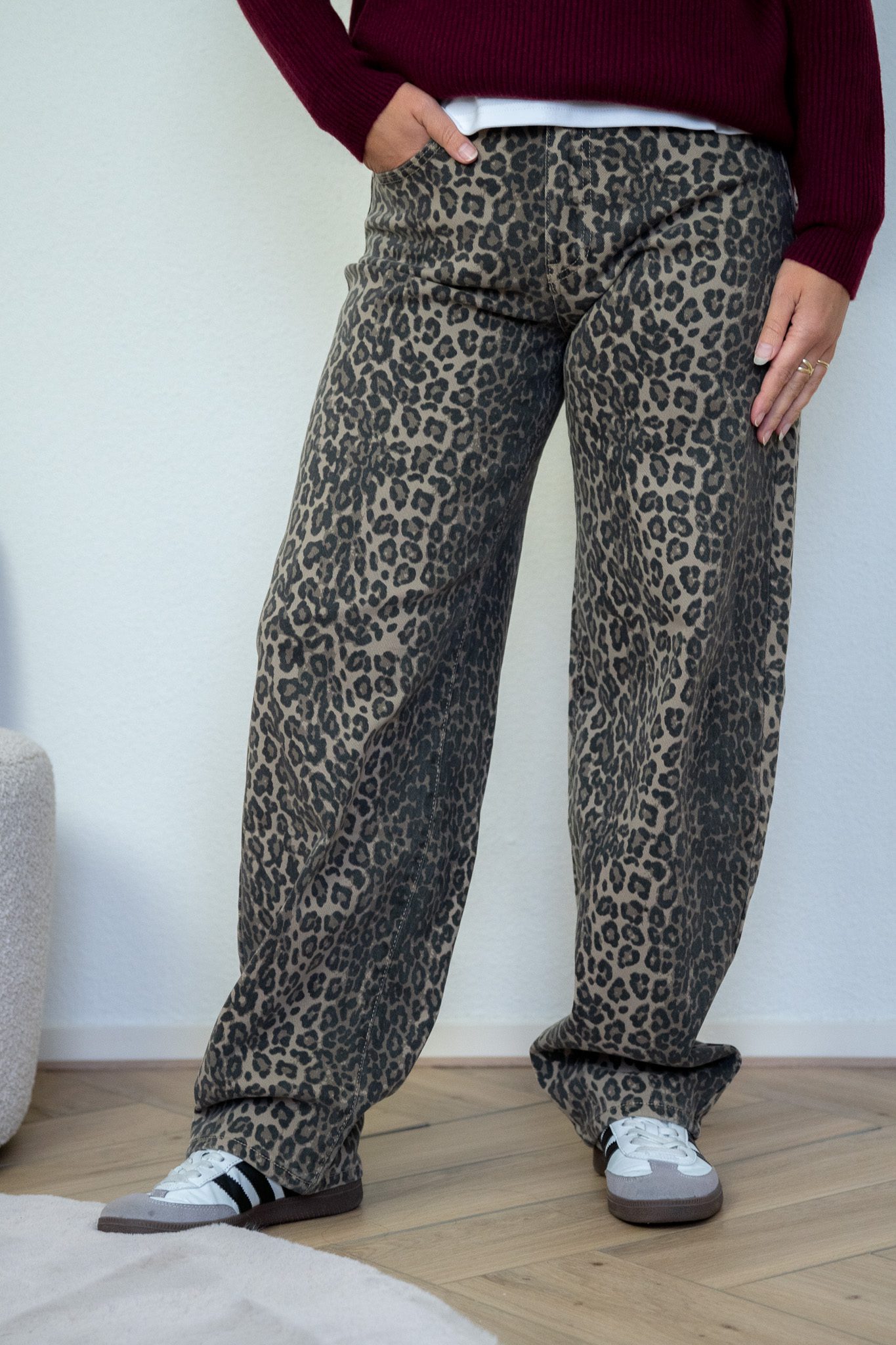 Mila Ballon Jeans Leopard - Afbeelding 2