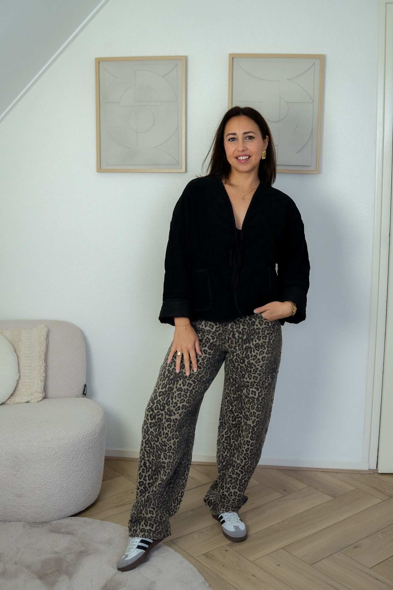 Mila Ballon Jeans Leopard - Afbeelding 4