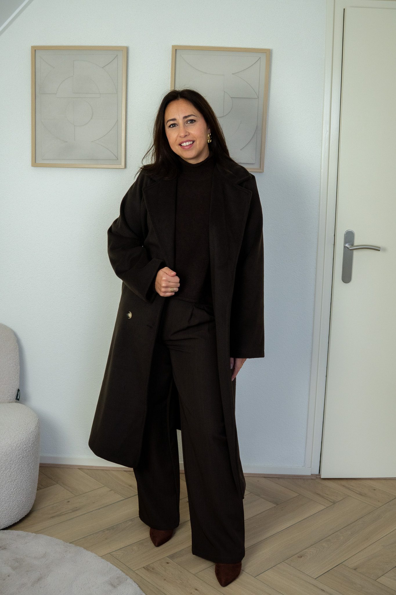 Noor Trenchcoat Bruin - Afbeelding 2