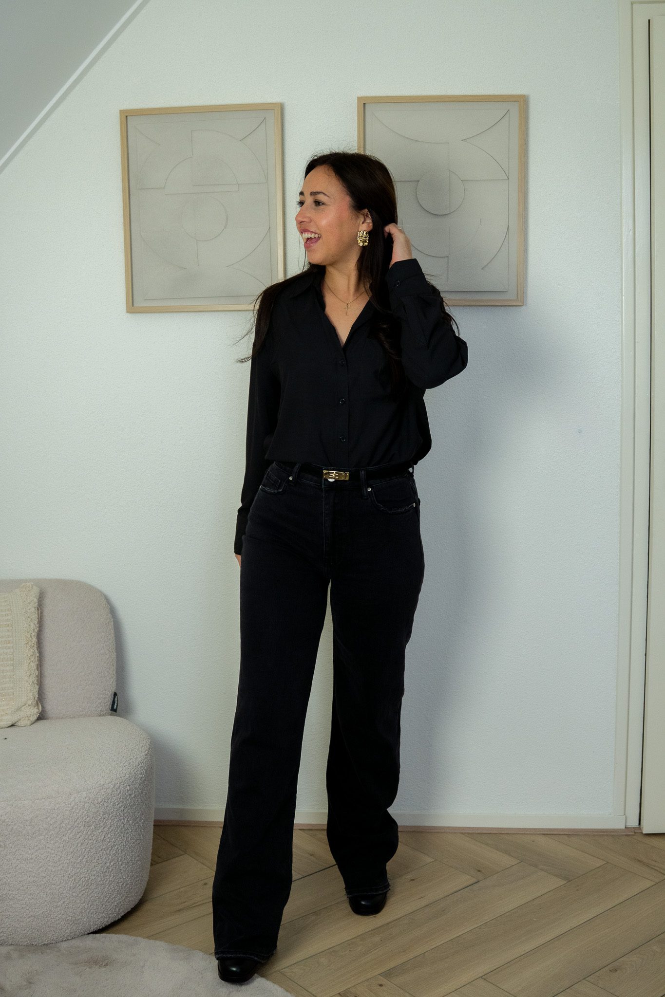 Zara Jeans Tall Zwart - Afbeelding 4