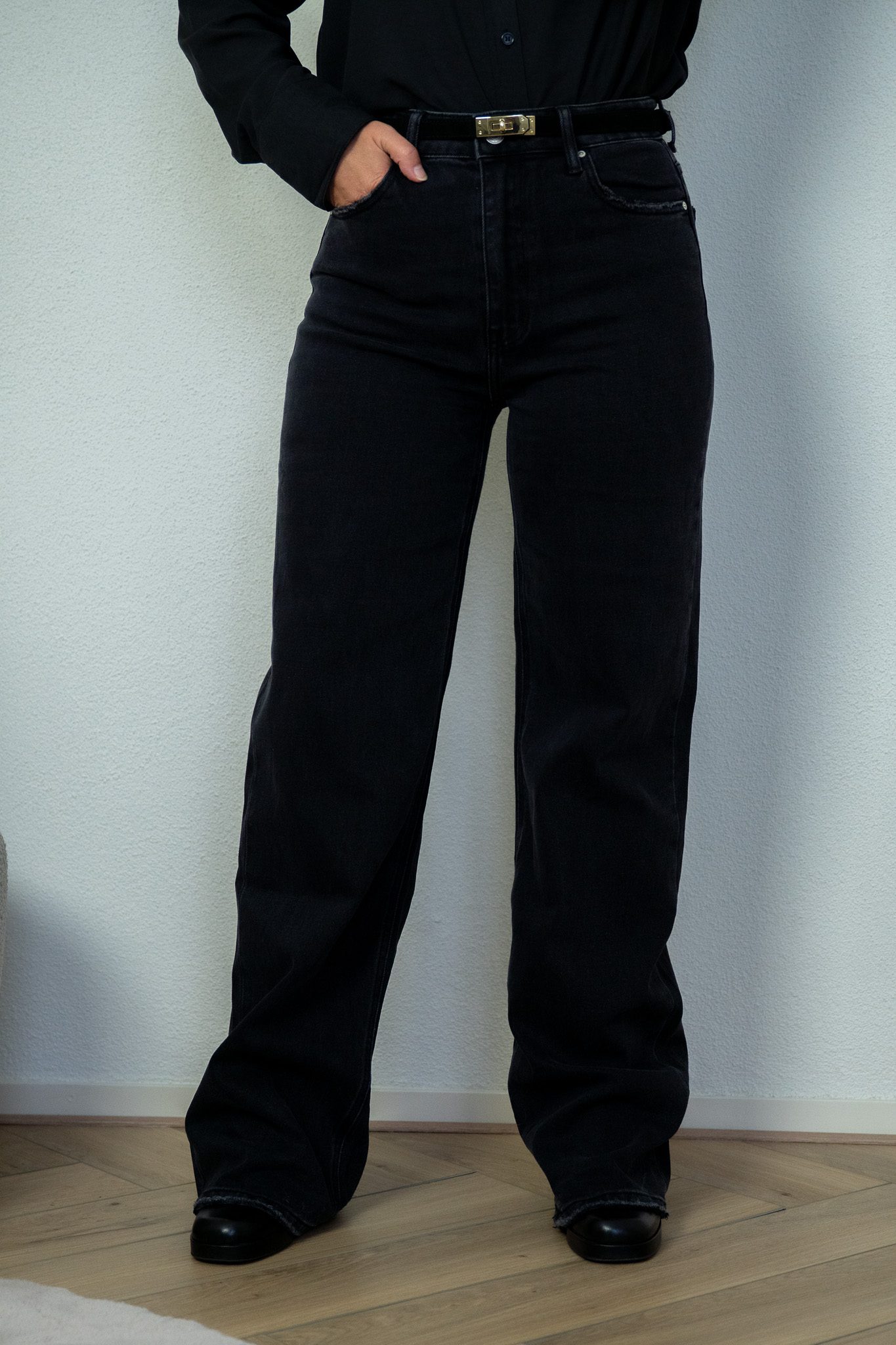 Zara Jeans Tall Zwart