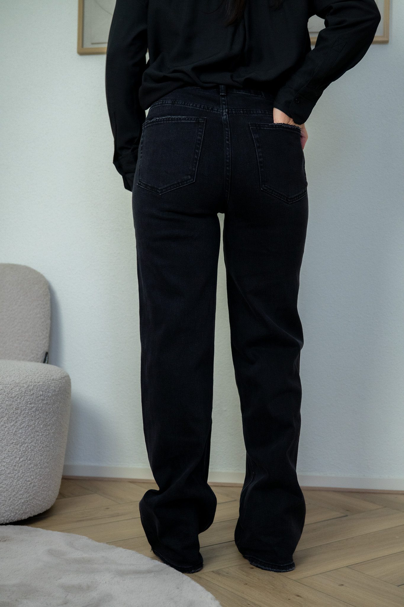 Zara Jeans Tall Zwart - Afbeelding 2