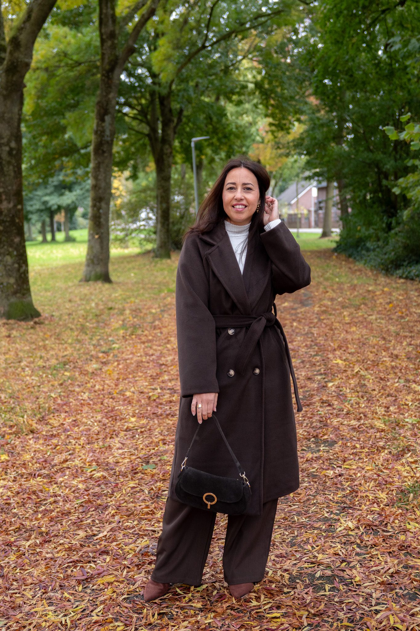Noor Trenchcoat Bruin - Afbeelding 4