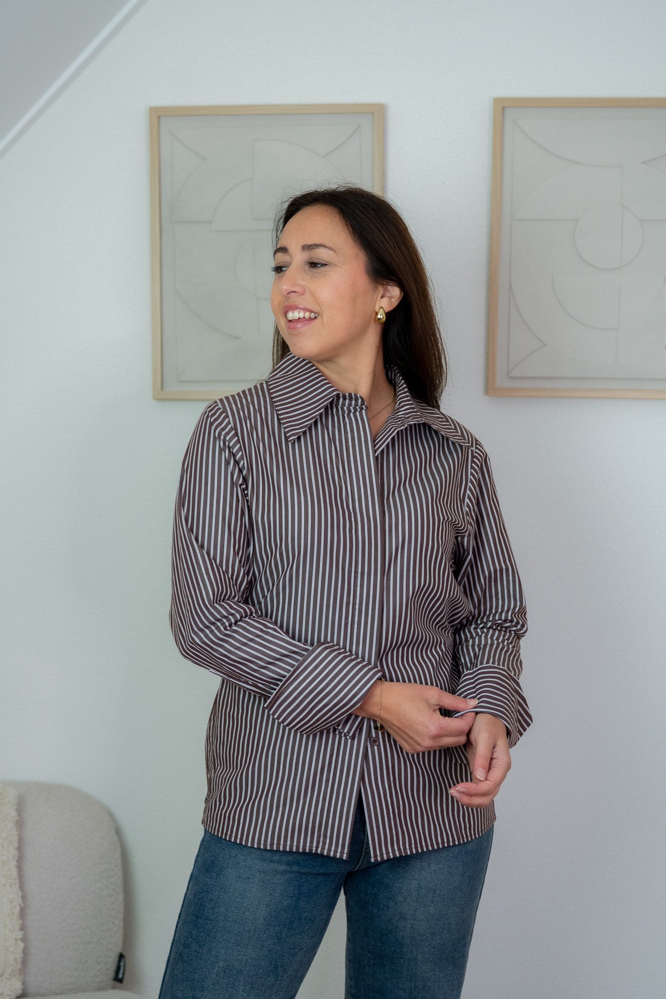 Britt Blouse Gestreept