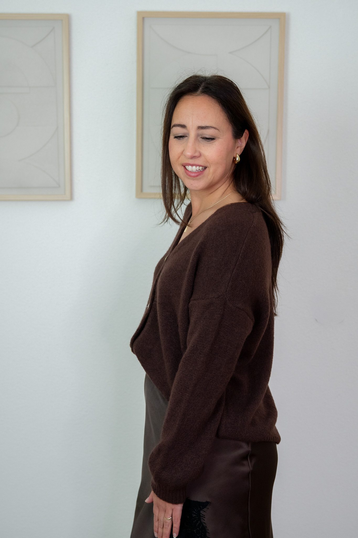 Babsi Vest Bruin - Afbeelding 2