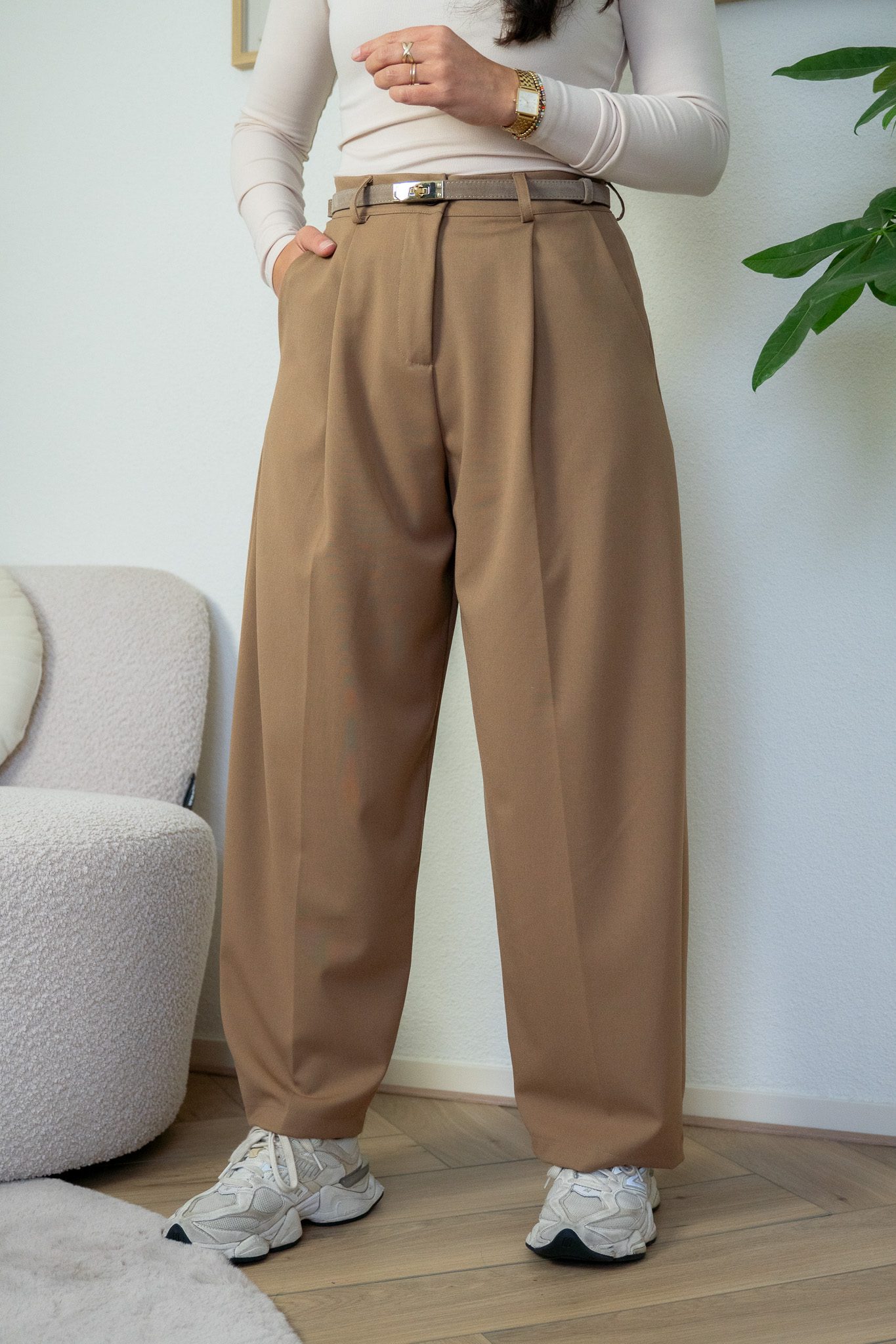 Bally Pantalon Camel