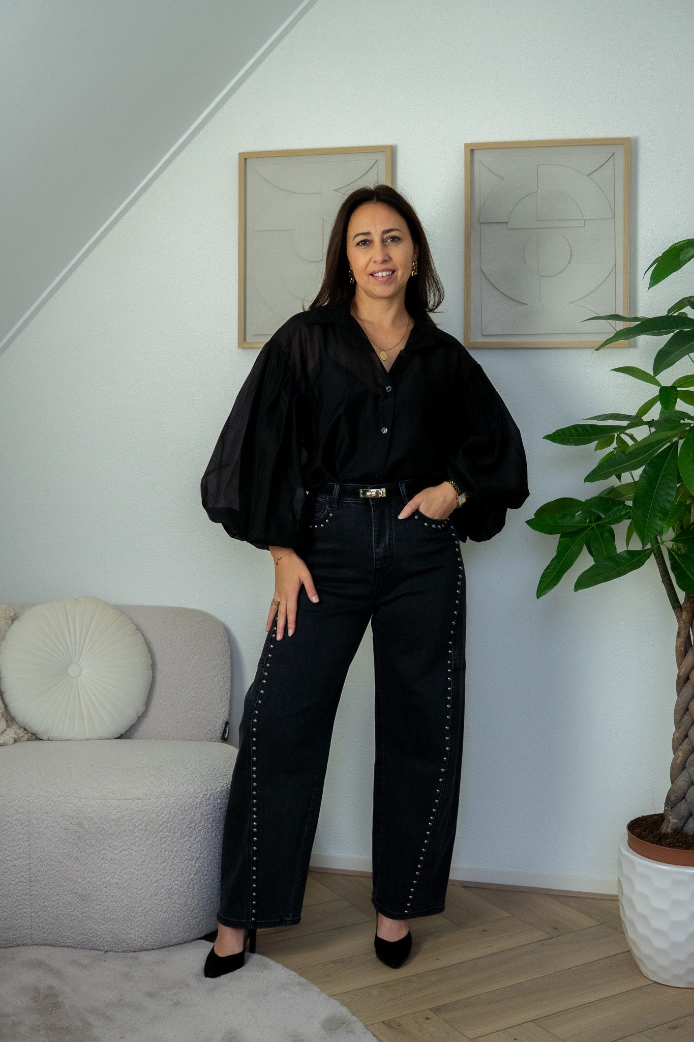 Tatum Blouse Zwart - Afbeelding 4