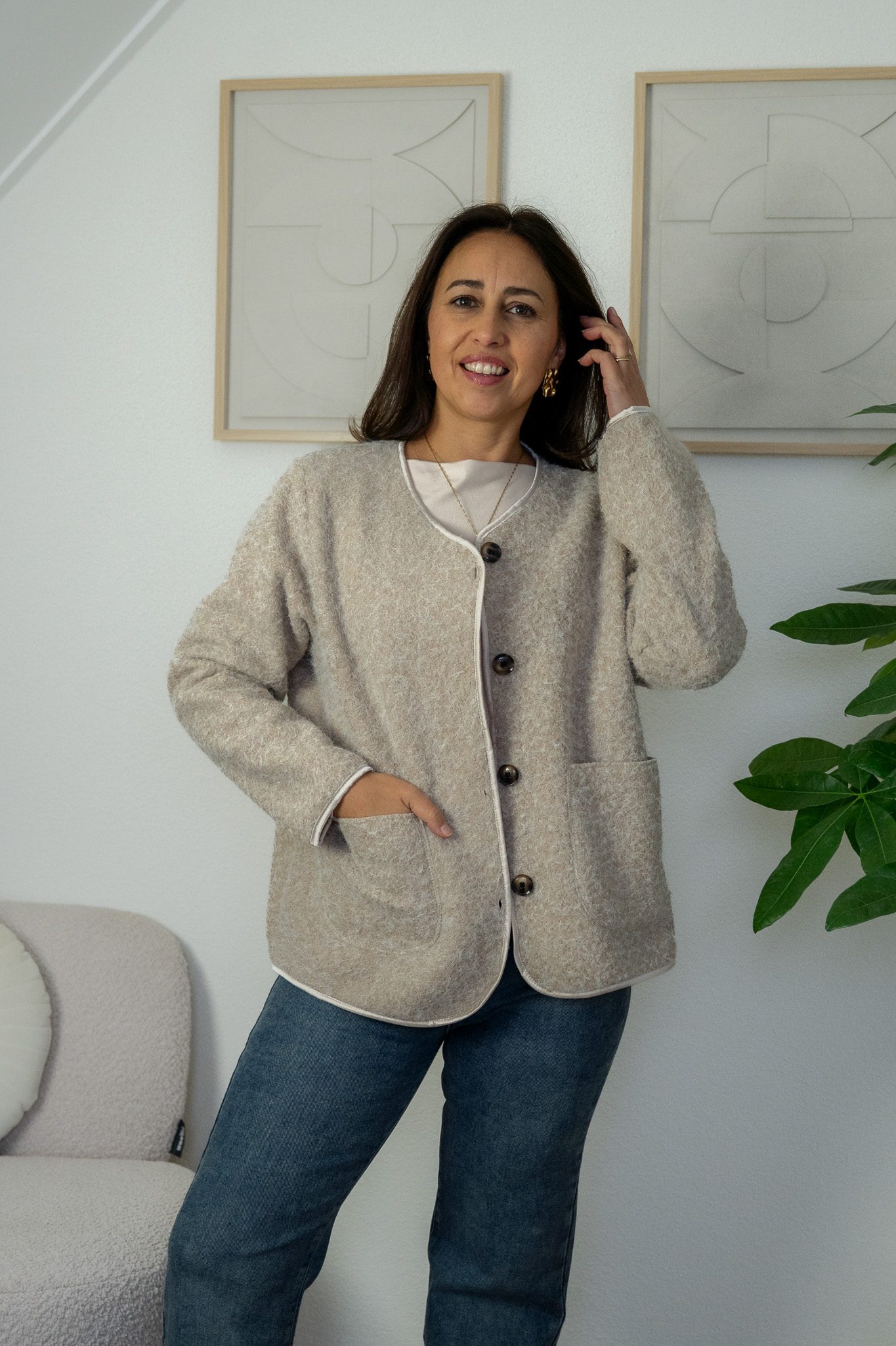 Molly Jacket Beige - Afbeelding 2