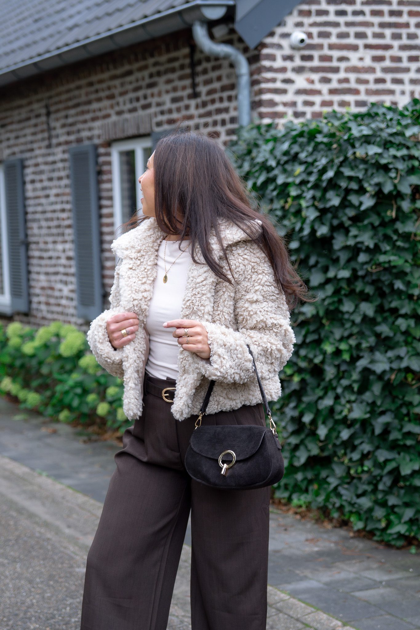 Luna Teddy Jas Beige - Afbeelding 2