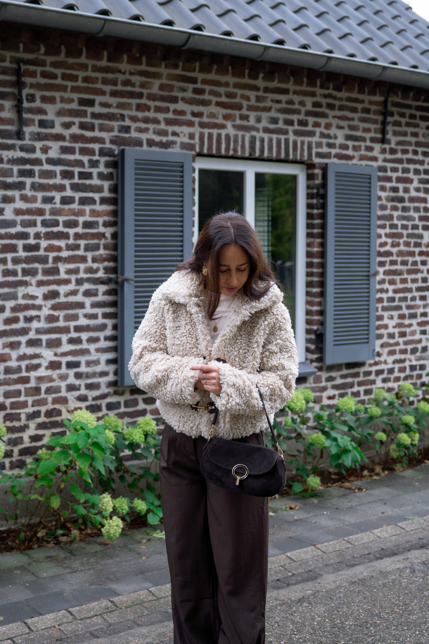 Luna Teddy Jas Beige - Afbeelding 4