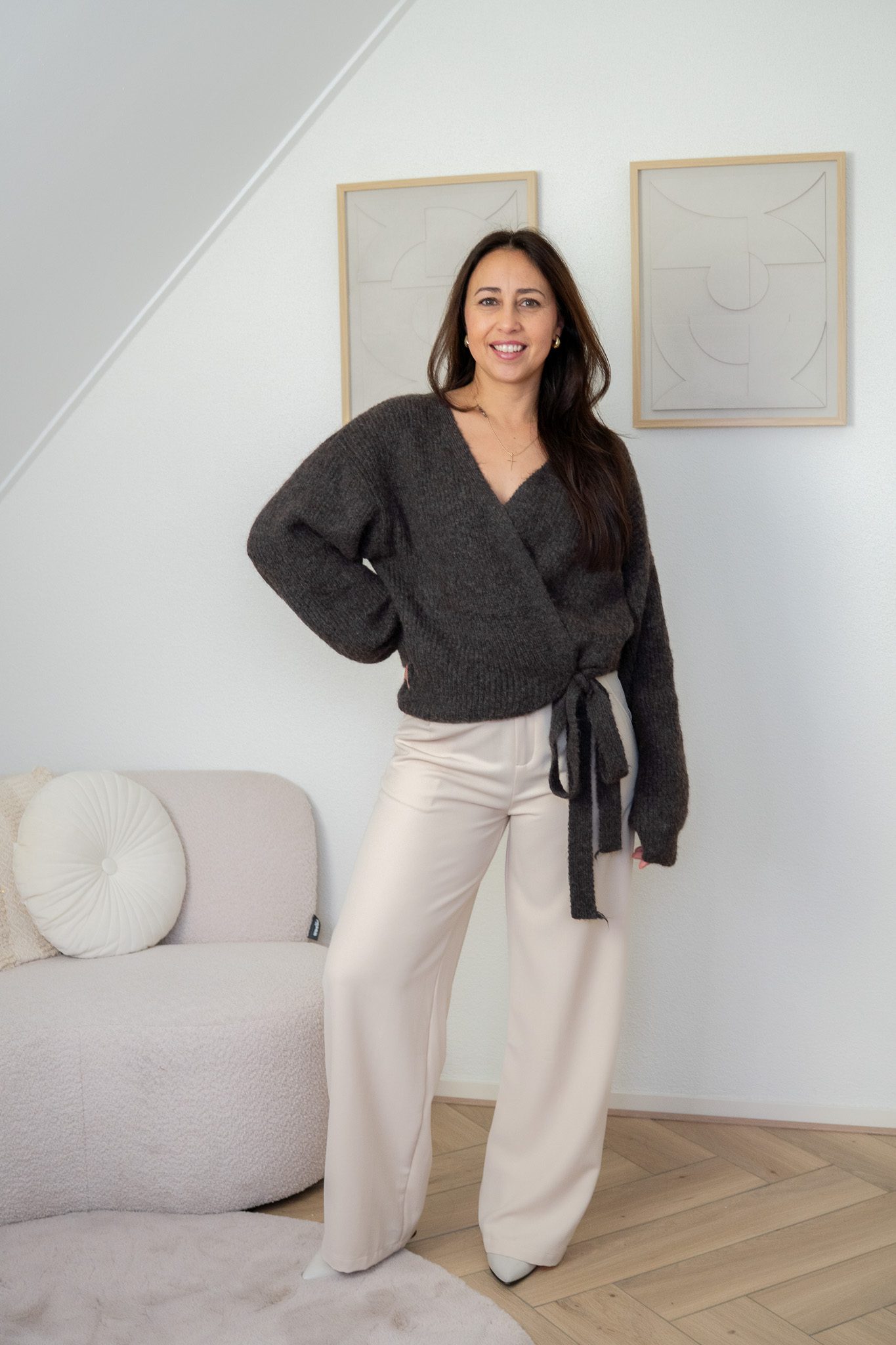 Janna Gebreid Overslagvest - Afbeelding 3