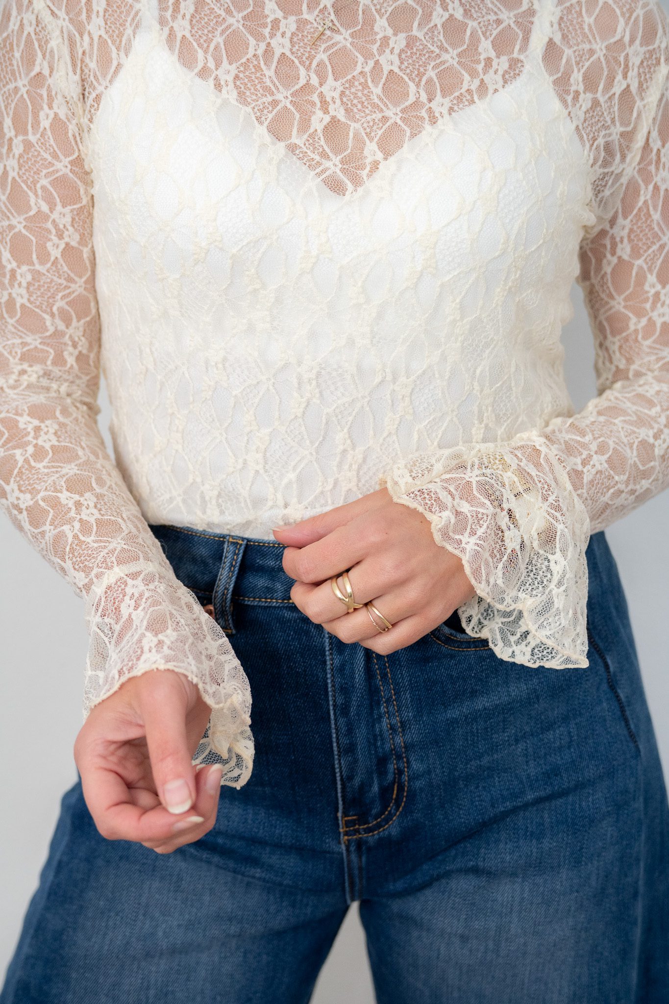 Claire Kanten Top Creme