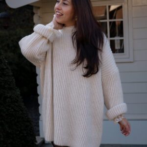 Ivi Knit Jurk Creme