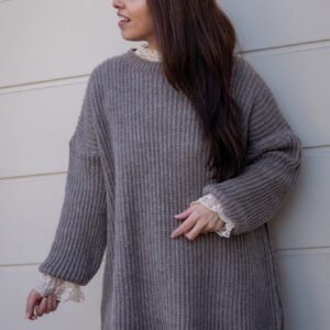 Ivi Knit Jurk Taupe