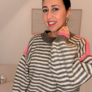 Letty Trui Roze Gestreept