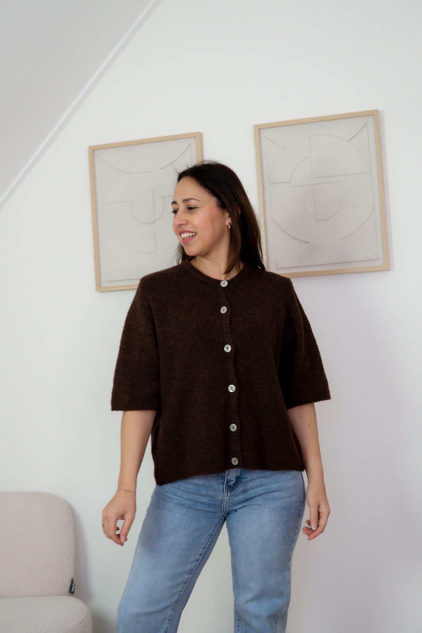 SC Lina Vest Bruin - Afbeelding 3