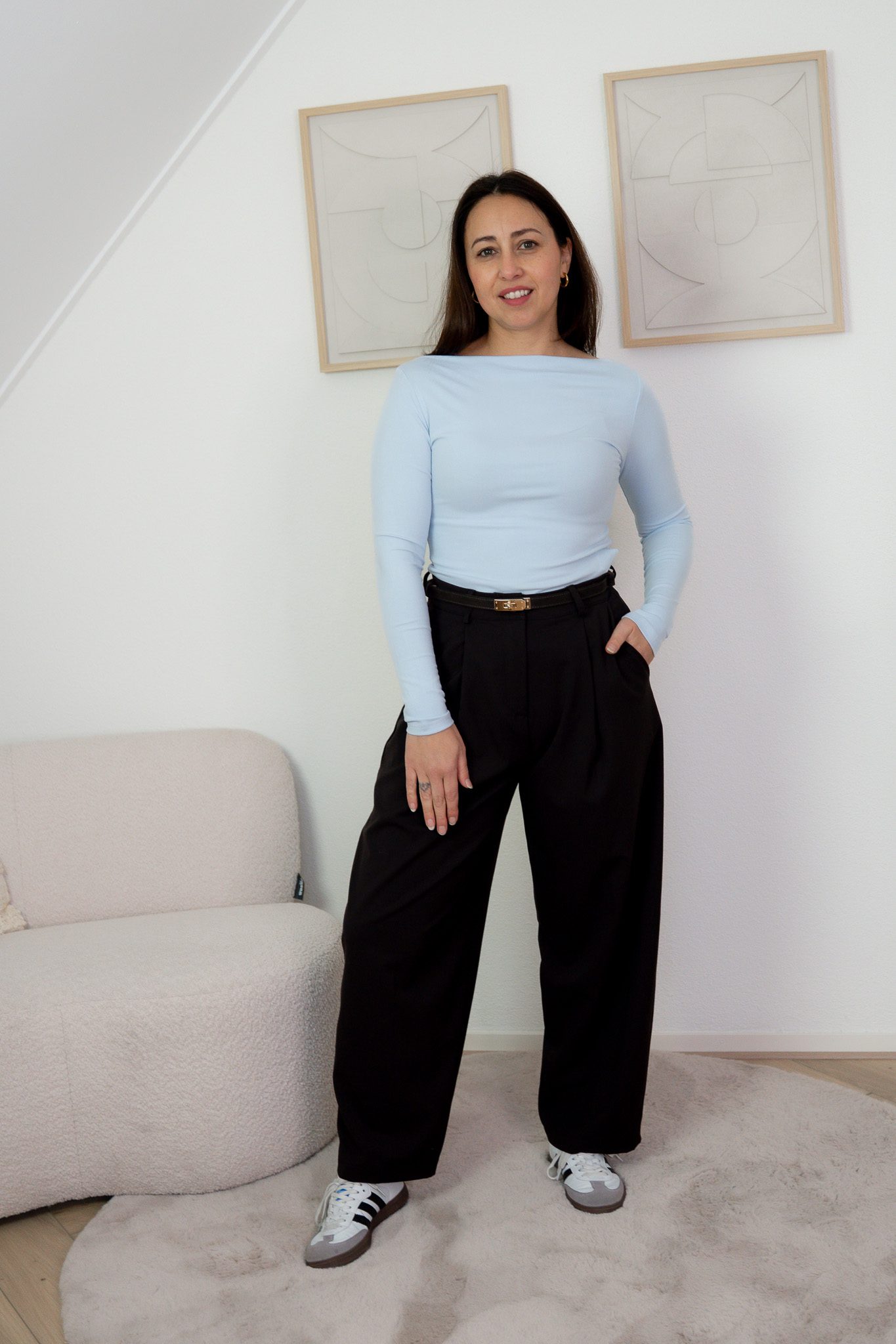 SC Katie Top Blauw - Afbeelding 3