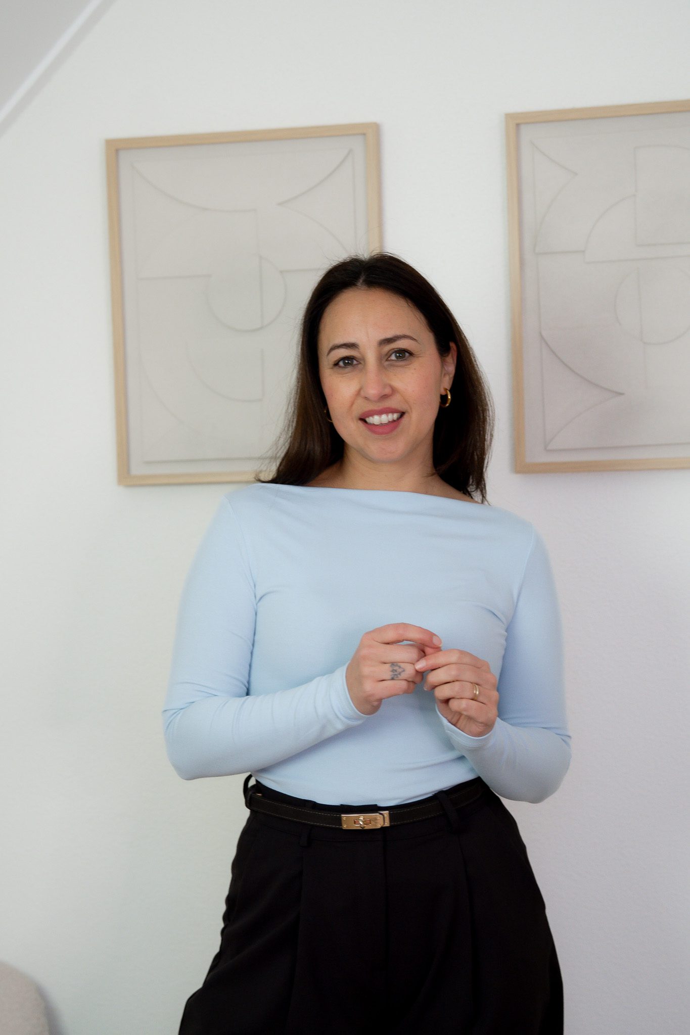 SC Katie Top Blauw - Afbeelding 4