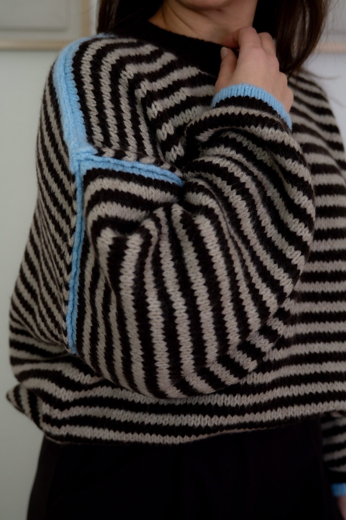 Letty Trui Blauw Gestreept