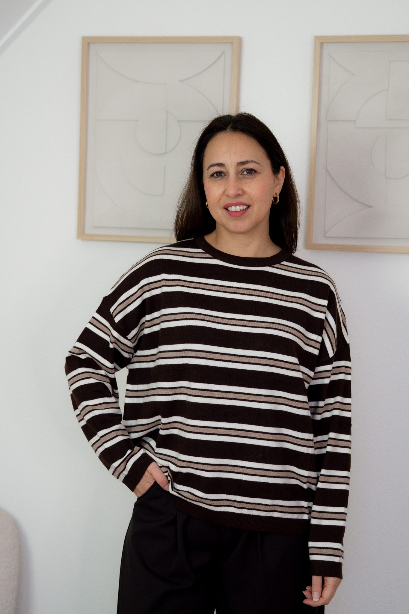 Sutton Trui gestreept