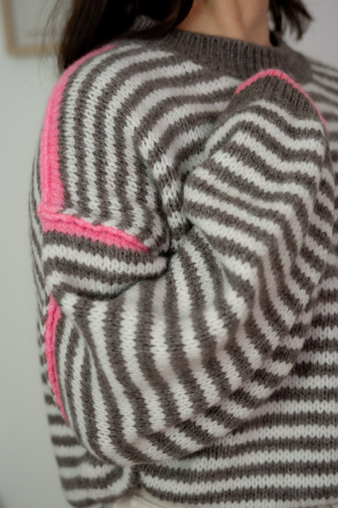 Letty Trui Roze Gestreept