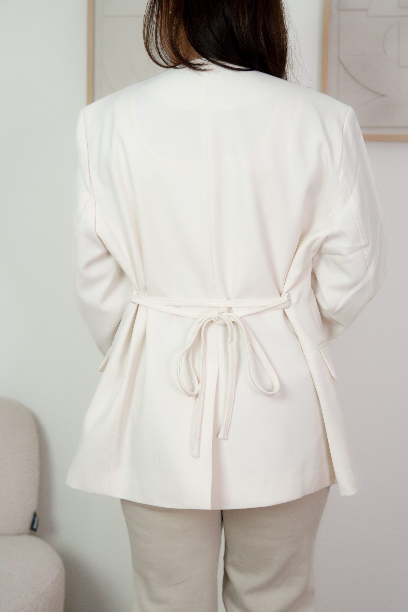 Naisa Blazer Wol wit