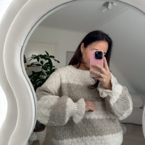 Daisy Trui  Beige Streep