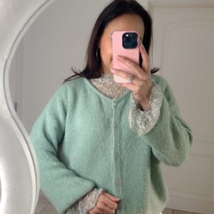 Amora Vest Mintgroen