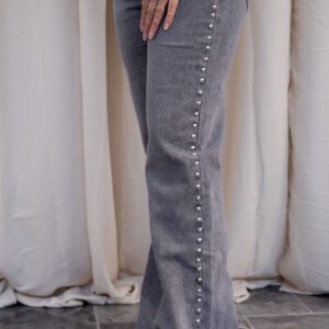 Rox Broek met Studs  Grijs