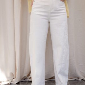 Mari Ballon Jeans Wit