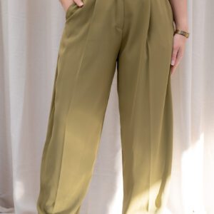 Megan Pantalon Olijf Groen