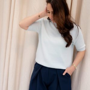Ella top Licht Blauw