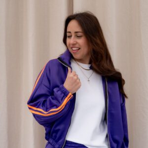 Penny Track Jacket Paars