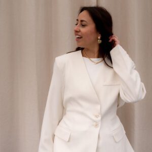 Naisa Blazer Wol wit