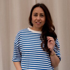 Essey T-Shirt Kobalt blauw / Wit