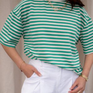 Essey T-Shirt groen / Wit